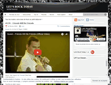 Tablet Screenshot of letsrocktoday.com